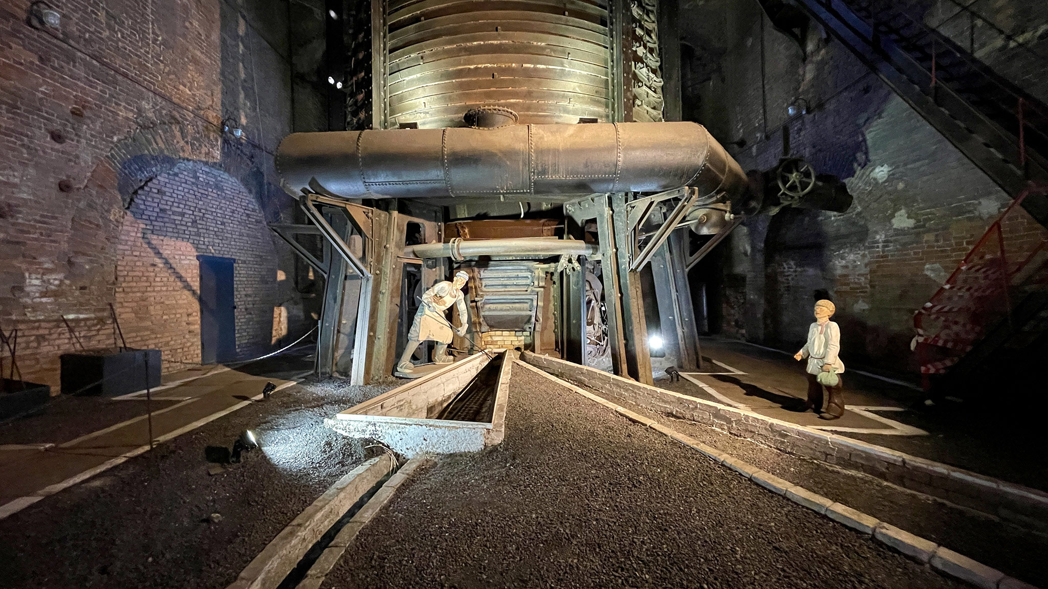 Северская доменная печь с литейным двором 1860 год. Полевской (Severskaya Blast Furnace Museum, Polevskoy)